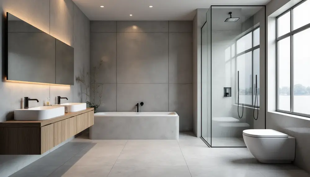 Badezimmer renovieren in Betonoptik: Der moderne Trend für Ihr Zuhause
